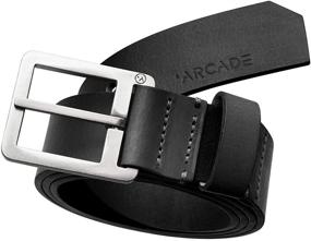 img 3 attached to 👔 Classy and Versatile: Arcade Leather Belts Padre Black - Ideal Men's Belts Accessories