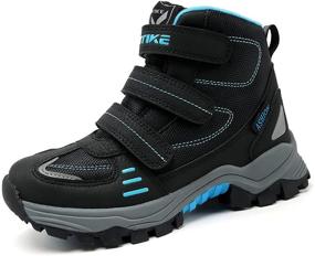 img 4 attached to 🧗 Ultimate Performance: Outdoor Climbing Comfort Non Slip Antiskid Boys' Shoes