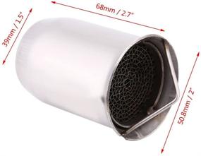 img 3 attached to 🏍️ Enhance Your Ride: 51mm Universal Motorcycle Exhaust Pipe Muffler Silencer DB Killer Noise Eliminator (#4) – Perfect for Street/Sport Motorcycles and Scooters