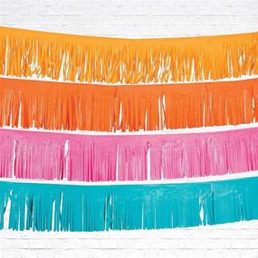 img 1 attached to 🎉 Fiesta Fringe Garland for Cinco de Mayo Party Decor - Hanging Decor - Garland - Cinco de Mayo Theme - Set of 4 Pieces