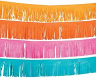 🎉 фестивальный гирлянда с орнаментами "фьеста" для декора вечеринки "синко де майо" - подвесной декор - гирлянда - тематика "синко де майо" - комплект из 4 штук. логотип
