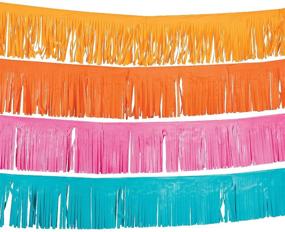 img 4 attached to 🎉 Fiesta Fringe Garland for Cinco de Mayo Party Decor - Hanging Decor - Garland - Cinco de Mayo Theme - Set of 4 Pieces