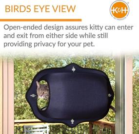 img 2 attached to 🐱 Convenient and Cozy: K&amp;H Pet Products EZ Mount Window Pod Kitty Sill 27 X 20 Inches