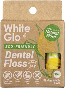 img 3 attached to White Glo Eco-Friendly Dental Floss - 100% Biodegradable, Corn-Based, Naturally Waxed for Plaque Removal and Healthy Smile - Mint Flavored - Vegan, Gluten-Free, Cruelty-Free - 33 yds (30m)