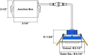 img 2 attached to 🔆 Adjustable LED Downlight by LED FANTASY - High Equivalent Output