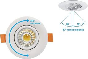 img 3 attached to 🔆 Adjustable LED Downlight by LED FANTASY - High Equivalent Output