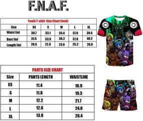 img 1 attached to Shirts Printed Cartoon T Shirts FNAF 1 Large Boys' Clothing in Clothing Sets