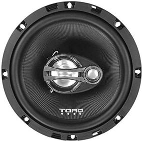 img 2 attached to Toro Tech F6 Car Speaker Set - High-Quality 6.5 Inch Coaxial Speakers, 120W Max Power, 3-Way Design, Ferro Fluid Tweeters, 4 Ohm, Sold as Pair