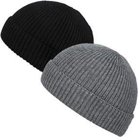 img 4 attached to 🎩 Stylish Winter Fisherman Beanie Hat for Men and Women with MaxNova Knit Cuff