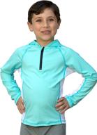 🌊 waterhoody: premium hooed swim shirt/rash guard for boys and girls (designed by dermatologists) logo