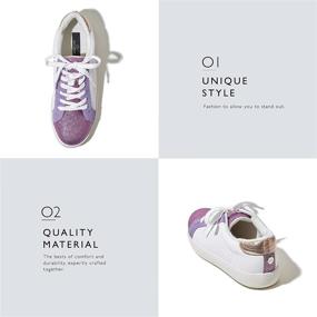 img 2 attached to DailyShoes Platform Sneakers Fashion Elevator Women's Shoes