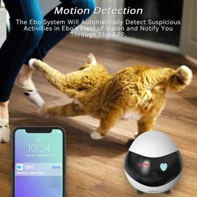 img 1 attached to 🐾 Камера для домашних животных Enabot Ebo SE Wireless: безопасность 1080P, дистанционное управление, умный монитор с ночным видением, автополет, обнаружение движения и двусторонней аудио-связью.