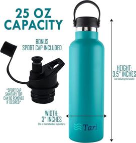 img 2 attached to TARI Stainless Steel Water Bottle