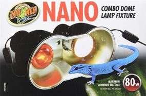 img 3 attached to 🔦 Zoo Med Nano Combo Dome Lamp Fixture, 40 Watts Per Socket - Compact Lighting Solution for Ultimate Versatility