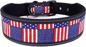 img 4 attached to Mogoko Reflective American Collar， Adjustable