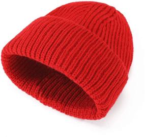 img 1 attached to Feximzl Threads Beanie Thick Skull Outdoor Recreation for Climbing