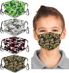 img 4 attached to VANGETIMI Camouflage Reusable Breathable Protector