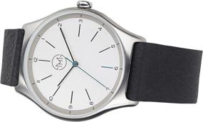 img 1 attached to ⌚ 02 - экстра-тонкие унисекс часы в серебристом/черном от Slim