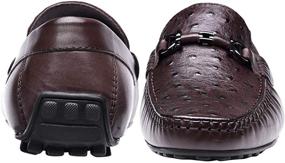 img 3 attached to Cassa Leeni Driving Loafer: Stylish Leather Men's Shoes for Loafers & Slip-Ons