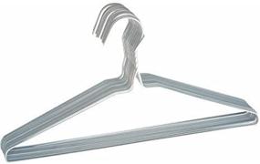 img 3 attached to 👕 Merrick Vinyl Coated Steel Hangers - Set of 10: Durable and Space-Efficient Closet Organization Solution