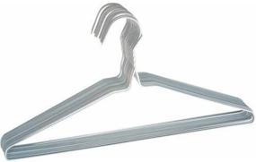 img 1 attached to 👕 Merrick Vinyl Coated Steel Hangers - Set of 10: Durable and Space-Efficient Closet Organization Solution