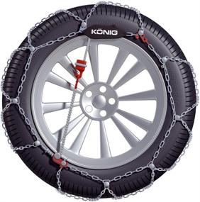 img 3 attached to Premium KONIG CG-9 070 Snow Chains (Set of 2) - Unmatched Grip and Durability