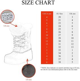 img 3 attached to DREAM PAIRS Warm and Waterproof Knee High Winter Snow Boots for Boys & Girls - Toddler/Little Kid/Big Kid