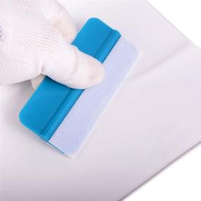 img 2 attached to Gomake Vinyl Squeegee: 10 Pack Mini Wrap Felt Edge Tool for Window Tint, Car Vinyl, Decals & more!