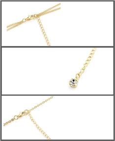 img 1 attached to 💃 Tornito 4-8Pcs Gold Tone Body Chain Jewelry: Sexy Belly and Waist Chains for Women's Summer Beach Look