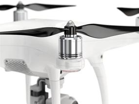 img 1 attached to Улучшите производительность полета своего квадрокоптера DJI Phantom с помощью пропеллеров MAS Upgrade - черные 4 шт. + встроенные гайки в комплекте.