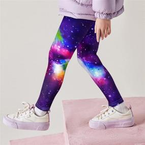 img 1 attached to 👖 Get Cozy and Stylish with ZukoCert Fleece Leggings Cashmere 2P C 130 Girls' Clothing