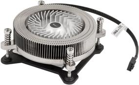 img 4 attached to 🔧 1U Low Profile CPU Cooling Fan with Full Copper & Aluminum Structure, 60mm PWM Fan & 4-Pin Connector, Slim 27mm Height Saves Internal Space, 13dBA Silent Noise Level, High-End Cooling with 2 Ball Bearings
