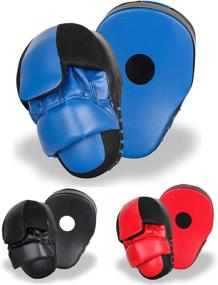 img 4 attached to 🥊 Punching Mitts for MMA Boxing Training, Focus Punch Pads Hand Target Kickboxing Muay Thai - Ideal for Men & Women (Pair)