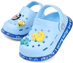 img 2 attached to Slippers Lightweight Shockproof Non Slip U721SYWWTKDDX Blue 22