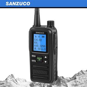 img 1 attached to 📻 SANZUCO 5W Two Way Radio for Adults - Long Range, Rechargeable, UHF Business Radio (6 Pack)