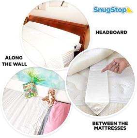 img 3 attached to 🛏️ SnugStop Bed Headboard Wedge: Keeping your Pillow Secure & Filling the Gap (Full)