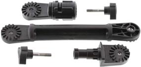 img 1 attached to 🎣 Scotty #429 Extended Gear Head Adapter in Sleek Black - Enhance Your Fishing Experience!