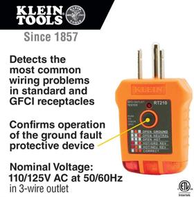 img 3 attached to Klein Tools RT210 Outlet Tester: Detect Common Wiring Problems in GFCI / Standard North American AC Outlets