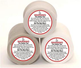 img 2 attached to Candle Warning Labels: Enhance Safety with 1.5 Inch Candle Jar Stickers - 500 Pcs/Roll