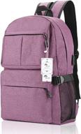 backpack college charging winblo f purple logo