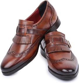 img 3 attached to Lethato Wingtip Brogue Kiltie Loafer Men's Shoes