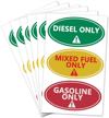 gasoline stickers adhesive waterproof standards logo