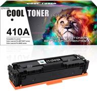 🖨️ cool toner compatible toner cartridge replacement for hp 410a cf410a 410x cf410x - high-quality black toner for hp color laserjet pro mfp m477 series printers (1-pack) logo