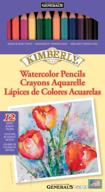 🎨 kimberly watercolor pencils by general pencil - assorted colors (12-pack) logo