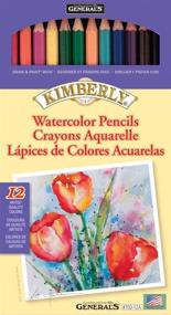 img 1 attached to 🎨 Kimberly Watercolor Pencils by General Pencil - Assorted Colors (12-Pack)