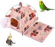 🏠 adnikia parrot habitat cave hanging tent with changing mat - ultimate hammock for birds, hamsters, chinchillas, and more! perfectly suited for cockatiels, cockatoos, conures, lovebirds, budgies, african greys, amazon macaws, eclectus, and large parrots логотип