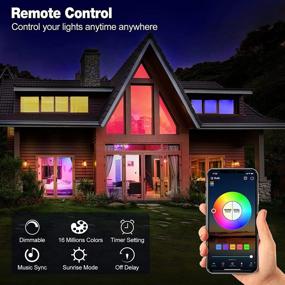 img 2 attached to 🔆 Ultimate Bluetooth Changing Dimmable LED Bulb - A Revolutionary Lighting Solution!