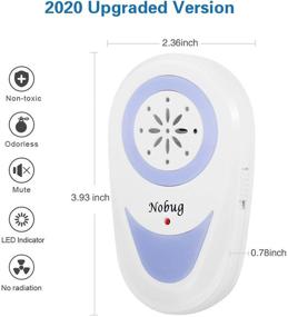 img 2 attached to 🪲 Nobug Ultrasonic Pest Repeller Plug-In for Enhanced Pest Control - Electronic Insect Repellent to Reject Rodents, Flies, Cockroaches, Bed Bugs, Ants, Mice, Rats, Mosquitoes, Roaches, Spiders - 2 Pack (White)