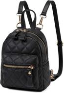 kasqo carry quilted backpack purse: stylish women's handbags & wallets logo