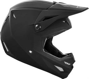 img 1 attached to Fly Racing Kinetic Straight Edge Helmet (Matte Black